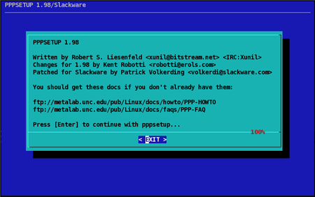 Sflack screenshot pppsetup